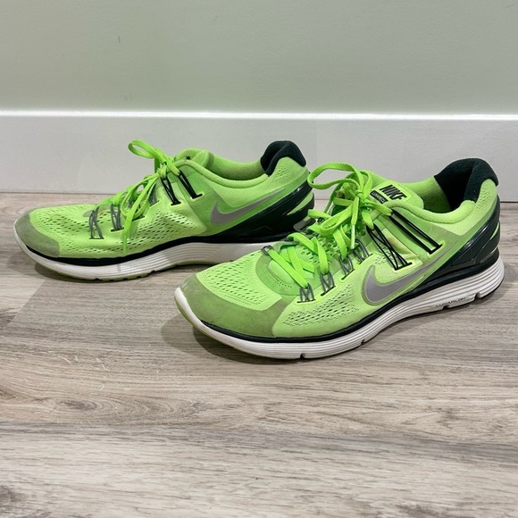 Nike Lunar Eclipse 3 Running Athletic Shoes Neon Reflective Men’s Size 11.5